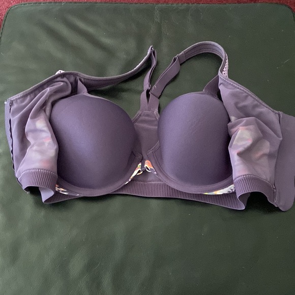 Victoria's Secret SPORT VSX Zip Front double closure Sports Bra 34D - Picture 3 of 5